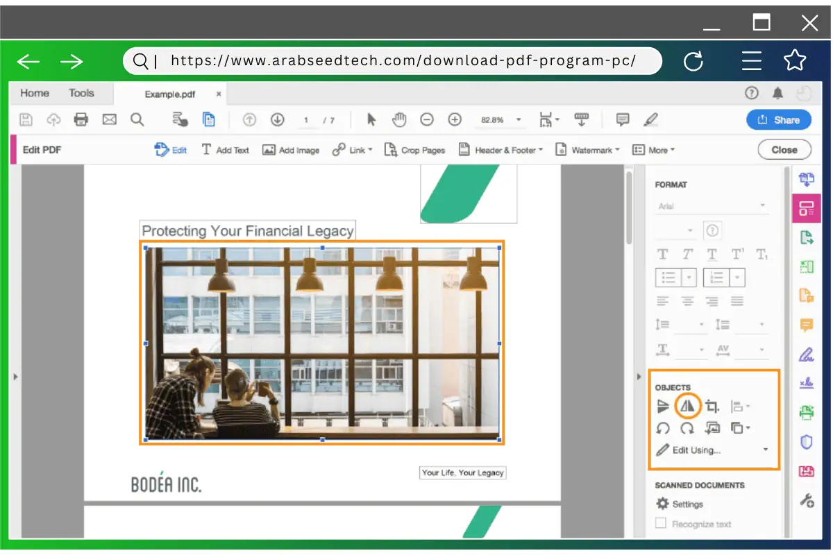 قم بتعديل مستندات pdf بسلاسة وشاركها أيضًا