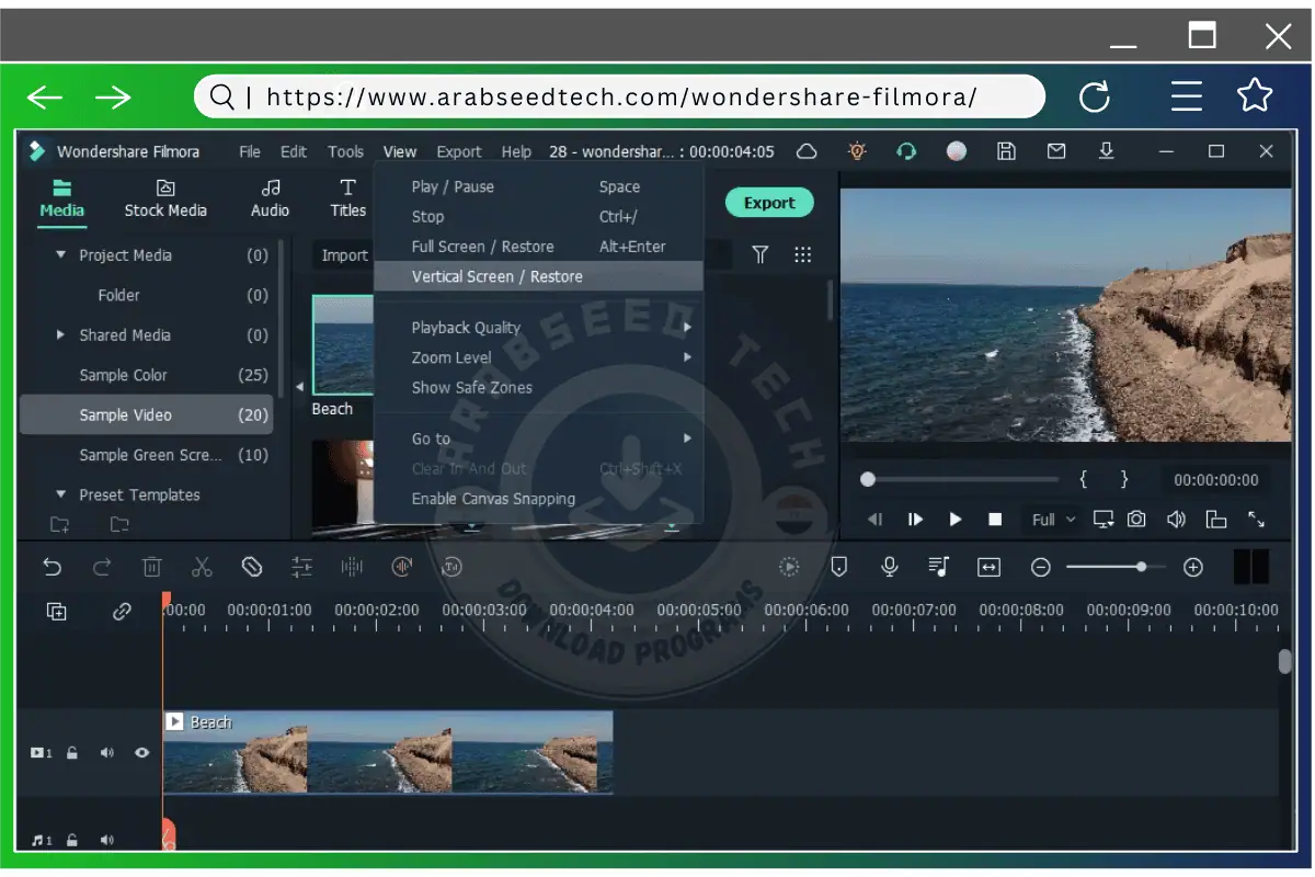 تحميل برنامج فيلمورا مع التفعيل Wondershare Filmora Download