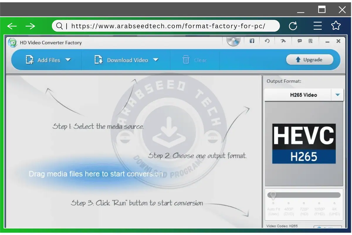 تحميل برنامج Format Factory