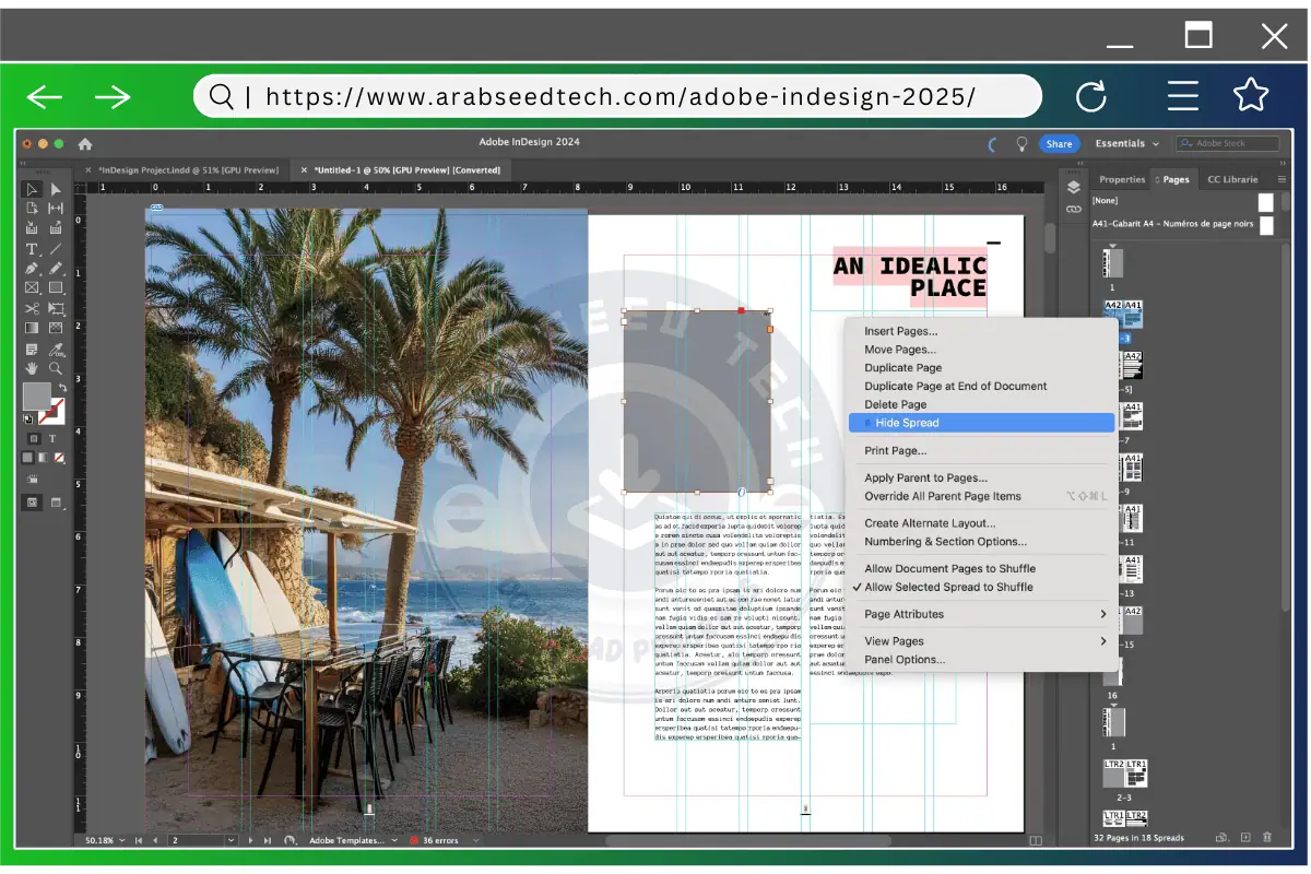 تحميل برنامج أدوبي إنديزاين