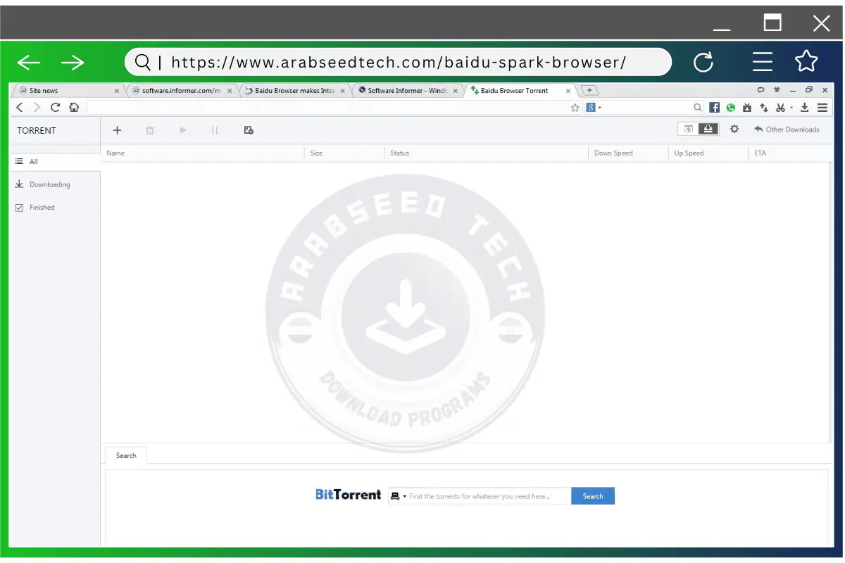 تحميل متصفح بايدو سبارك للكمبيوتر