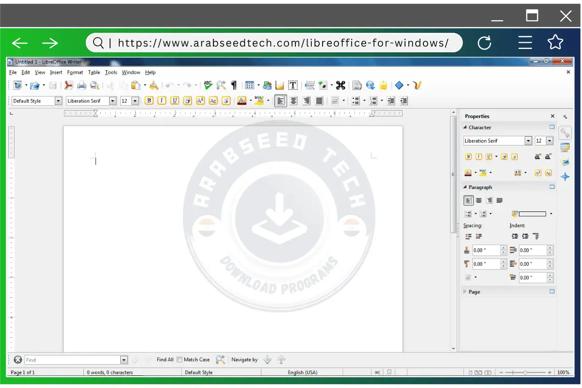 تحميل برنامج ليبر اوفيس