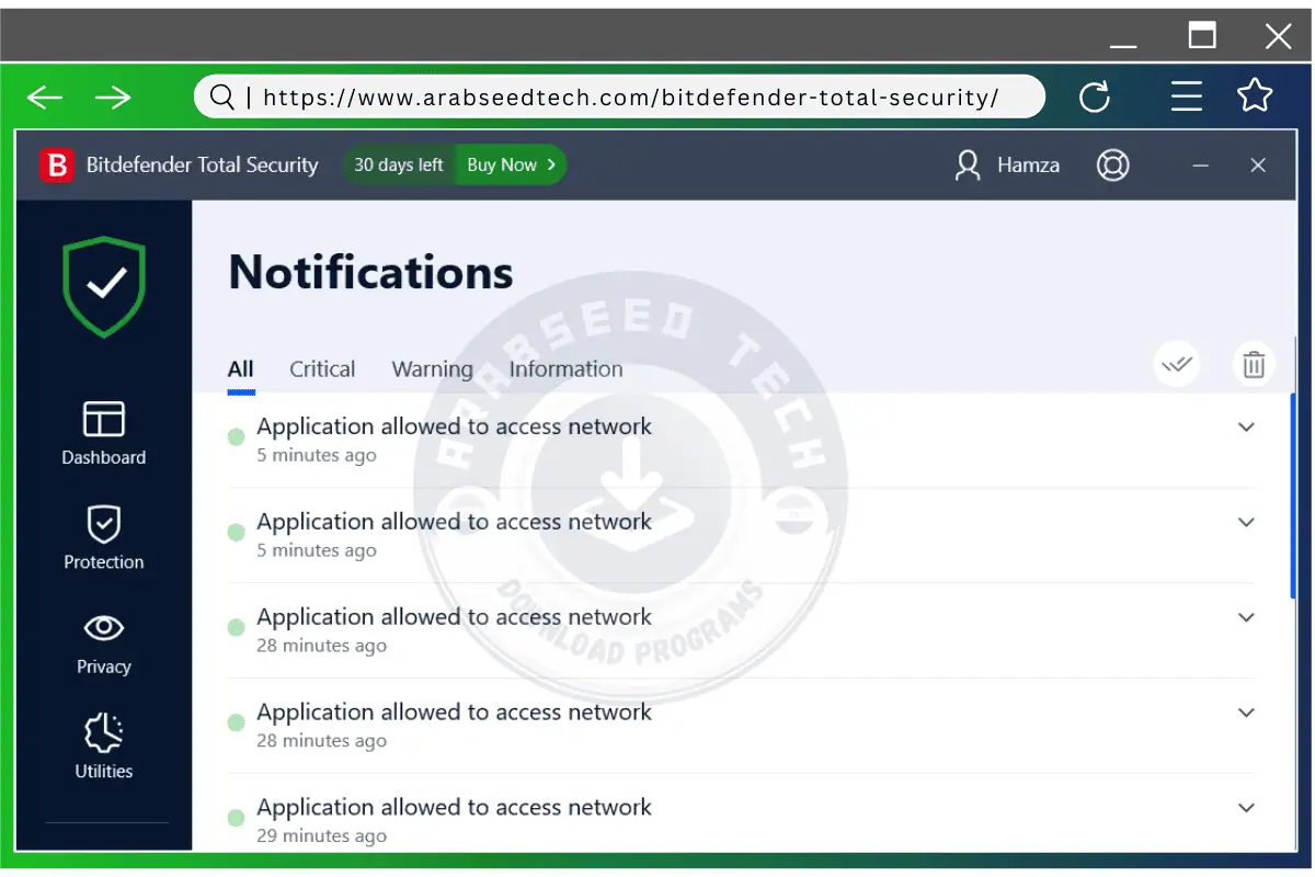 تحميل برنامج Bitdefender Total Security
