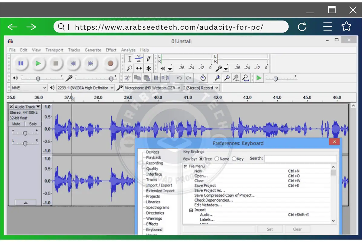 تحميل برنامج Audacity