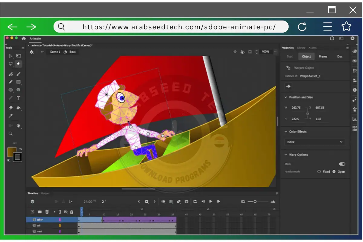 تحميل برنامج ادوبي انيميت Adobe Animate للكمبيوتر كامل مجاناً 2026