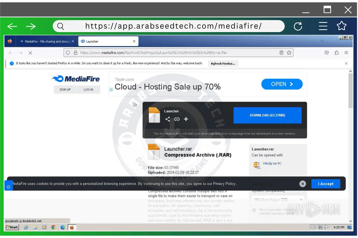 تحميل ميديا فاير بالعربي أسرع الملفات بروابط مباشرة وآمنة مجاناً