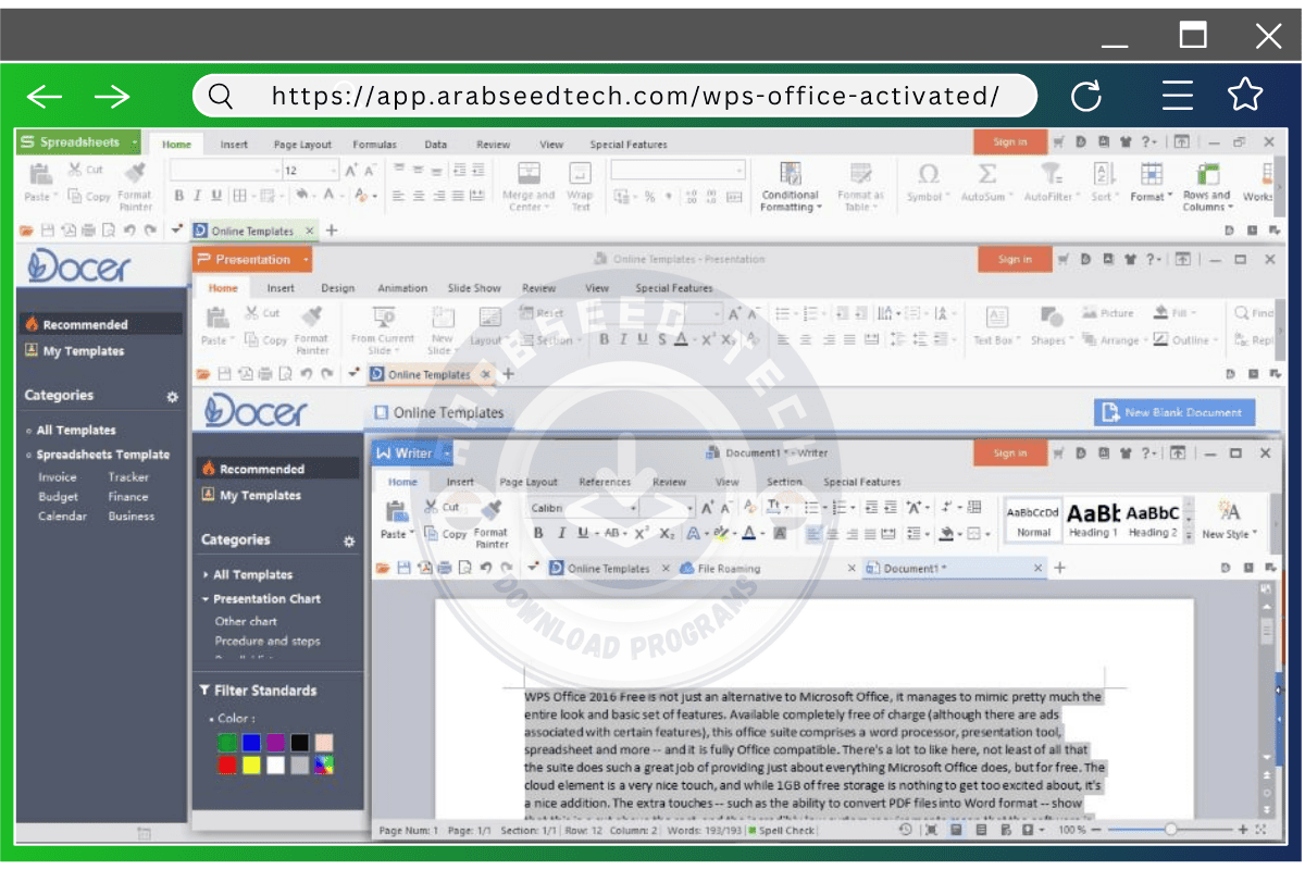 تفعيل WPS Office للكمبيوتر لأجهزة الكمبيوتر من ميديافاير، أحدث إصدار