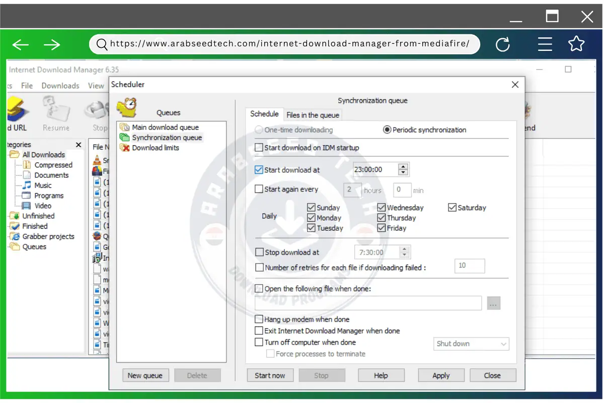 تحميل برنامج إنترنت داونلود مانجر من ميديا فاير مدى الحياة مجانا 2026