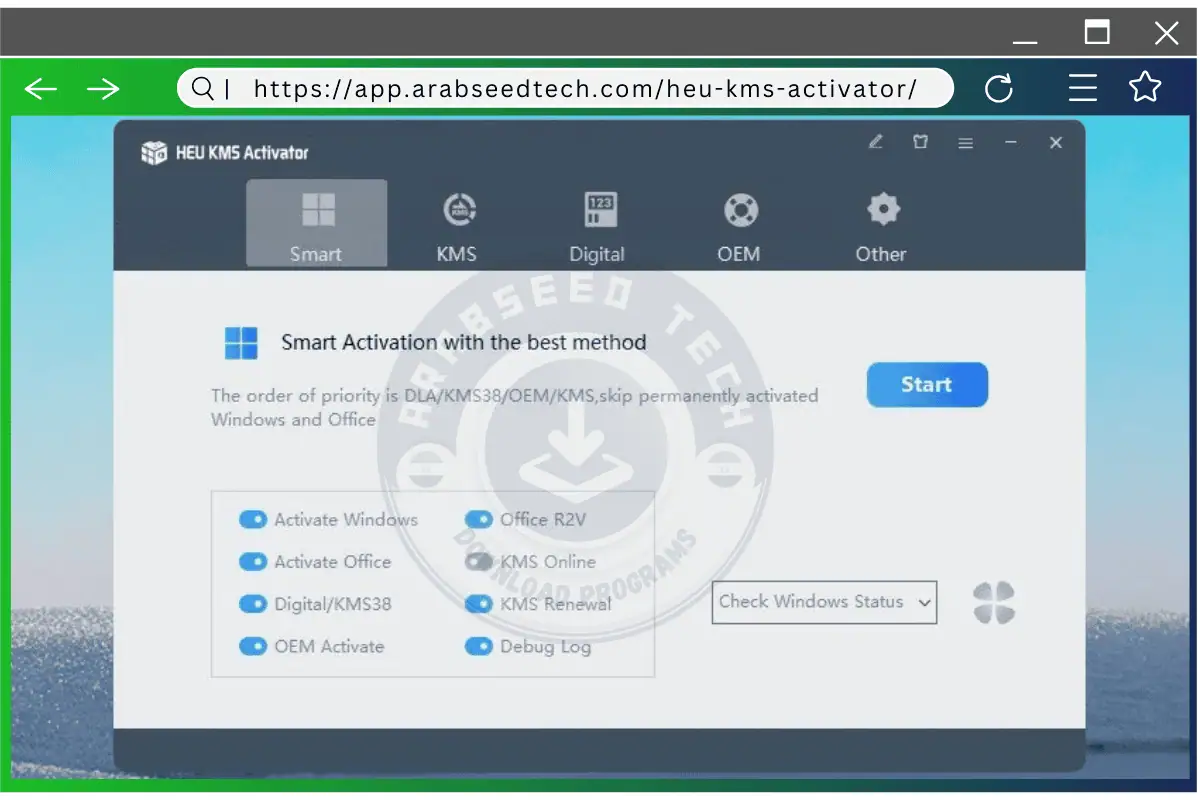 تحميل أداة لتفعيل HEU KMS Activator الويندوز والأوفيس 2026