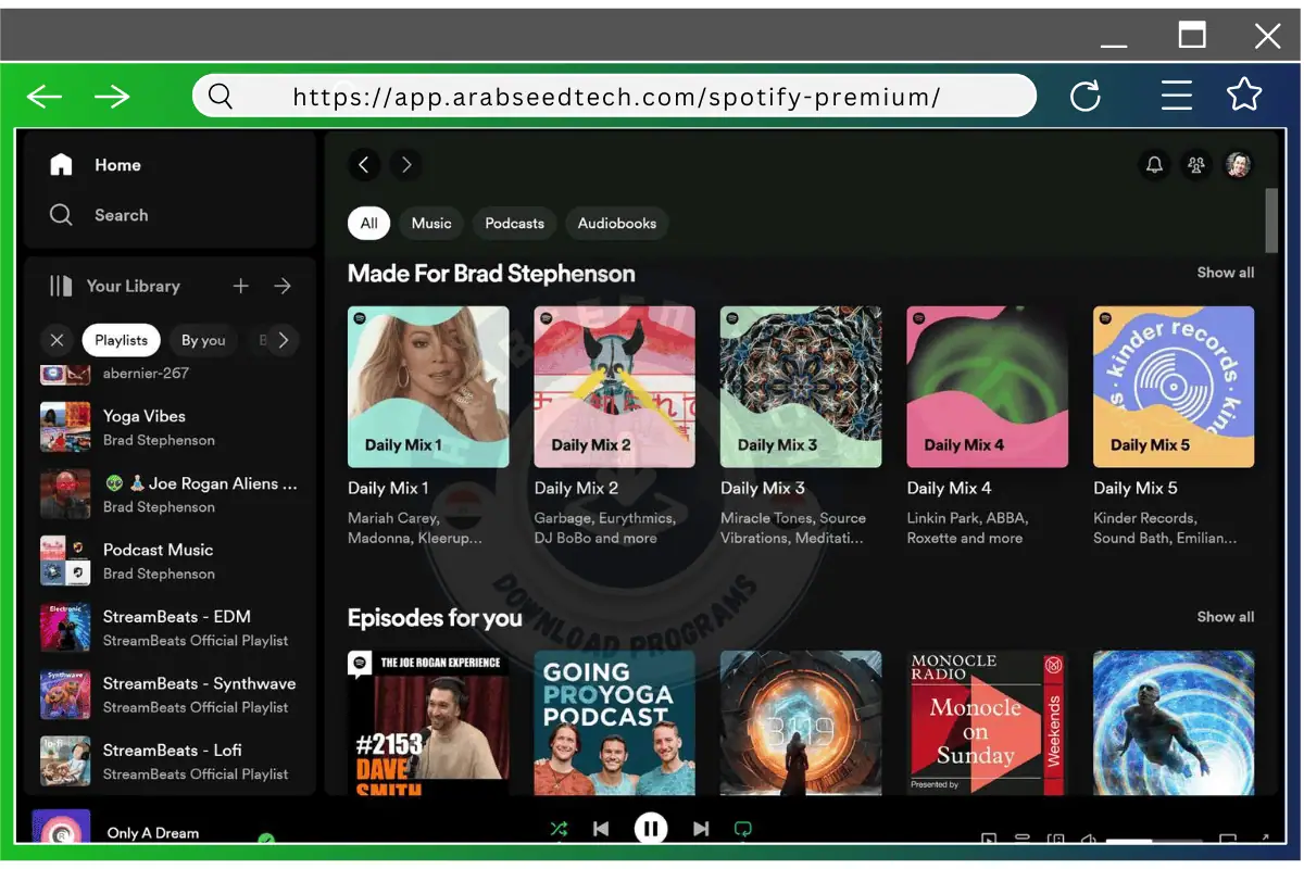 تحميل تطبيق سبوتيفاي بريميوم مهكر أحدث من ميديافاير 2026